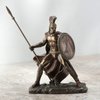 Veronese Design 4 Inch Miniature Greek Spartan Warrior Leonidas Resin Figurine Educational Collectible
