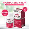 Hemeboost 11.6mg (232mg Heme Iron) I 60 Tablets I High Potency Natural Iron Supplement I High Absorption & Gentle on Stomach I Iron Pills for Adults & Safe for Use in Pregnancy