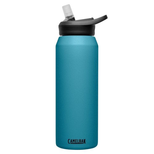 CamelBak eddy+ Water Bottle with Straw 32oz - Insulated Stainless Steel, Larkspur