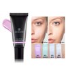 MAEPEOR Moisturizing Face Primer 4 Colors Long Lasting Matte Face Primer For Neutralizing Uneven Skin Tones & Brightening Complexion (01 Purple)