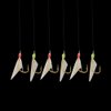 Fishing Bait Rigs Set,12 Packs Surf Fishing Rigs Saltwater Fishing Lure Rigs with Real Fish Skin Sharp Hooks Glow Beads Freshwater Saltwater Bait Rigs Size 4 6 8