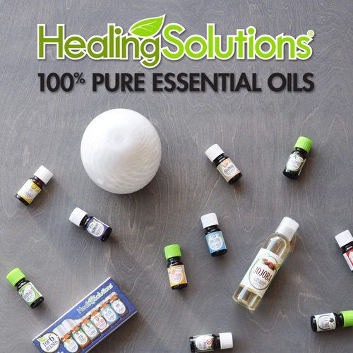 Healing Solutions Oils - 4 oz Organic Lavender Essential Oil for Diffuser, Skin Undiluted, Pure Lavender Oil - 120ml - Aromatherapy Oils - Lavender Oil for Skin - Therapeutic Grade Essential Oils
