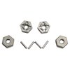 GDOOL Spare Parts Aluminum Alloy Wheel Hub Hex 25-ZJ09 LG-ZJ09 920-ZJ09 for 1:10 9125 9155 9156 S920 S921 RC Car(4 PCS)