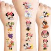 8 Sheets Kids Tattoo Summer Party Tattoo Hawaiian Luau Themed Tattoos Tropical Beach Tattoos Waterproof Temporary Tattoos Stickers Party Decoration Supplies for Adults (Mickey Mouse)