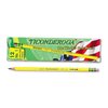 Ticonderoga Wood-Cased Pencils, 1 B Extra Soft, Yellow, 12 Count