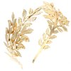 LALAFINA Bridal Hair Vine Goddess Bridal Gold Leaf Headband Greek Goddess Headband Baroque Leaf Headdress Gold Leaf headpiece for Wedding Prom Party Leaf Greek Goddess Accessories