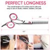 Thinning Shears For Hair Cutting 6.5 in Professional Hair Barber Scissors Barber’s Texturizing Teeth Shears for Hairdressing Salon Home Hair Cutting Shears Hair Scissors for Women Men Kids Babies Dogs