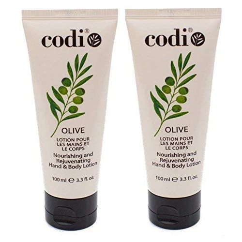 Codi Olive Hanf and Body Lotion 100ml / 3.3 fl oz (Pack of 2)