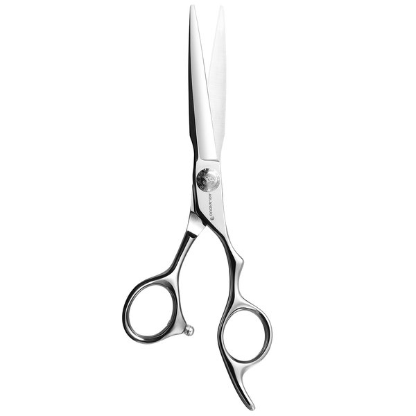 Aolanduo Prime Barber Scissor with SUPER CONVEX EDGE- AICHI JP440C Hair Cutting Scissors/Durable Smooth Motion & Fine Hair Cutting Shears for Salon