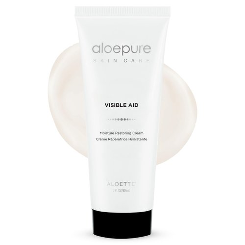 Aloette Face Moisturizer Cream - Daily Body & Facial Skin Care Products with Aloe Vera & Vitamin E - Skin Moisturizer Face Lotion Hydrates & Rejuvenates Dry to Normal Skin, Gluten Free - 2 Fl Oz