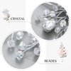 Jakawin Bride Crystal Wedding Hair Comb Rhinestone Hair Piece Silver Headpiece Bridal Hair Accessories for Women HC120