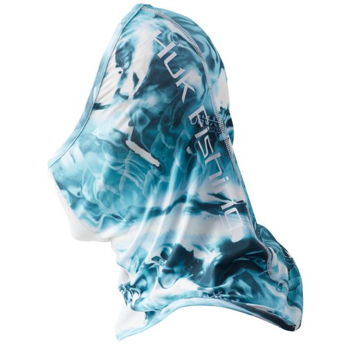 HUK Men's Neck Gaiter | Face UPF 30+ Sun Protection, Mossy Oak Hydro Wahoo, 1