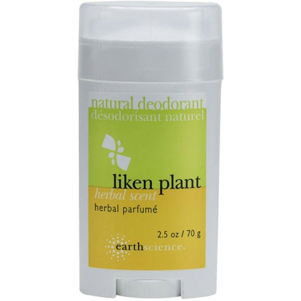 Earth Science: Natural Deodorant Liken Plant Herbal Scent, 2.5 oz (3 pack)