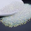 HINABTRU 10000 Pixie Nail Crystals Rhinestones Micro Glass Diamonds Stone-AB Pixie Crystals for Nails Iridescent Shine-Mini 1.3mm Crushed Nail Rhinestones Tiny Sugar Crystal Beads for Nails