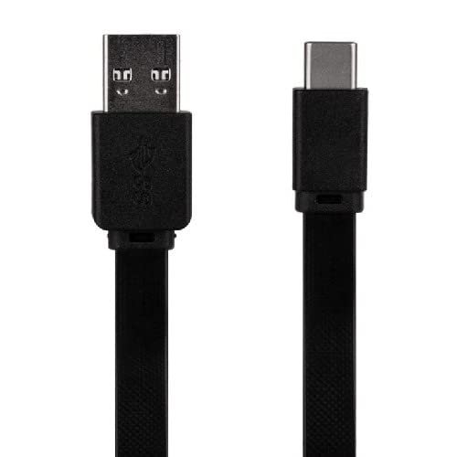 Synergy Digital Camera USB Cable, Compatible with Nikon Z30 Digital Camera, 3 Ft. Type-C to USB-A Black Data USB Cable