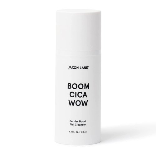 JAXON LANE Mens Face Wash BOOM CICA WOW Barrier Boost Gel Cleanser, Daily Facial Cleanser for Men & Women - Hydrating Face Cleanser w/Centella Asiatica, Hyaluronic Acid, Green Tea -3.4 oz (2 Bottles)