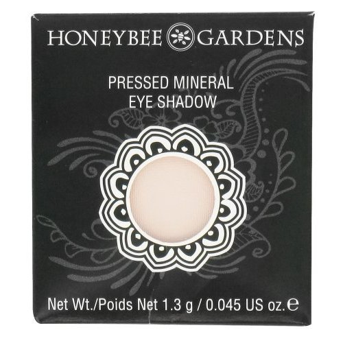 Honeybee Gardens Pressed Powder Matte Pale Pink Eyeshadow Single REFILL (Porcelain - matte very pale pink) | PAN ONLY, NO COMPACT | Vegan, Gluten Free, Cruelty Free, 1.3g