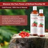 Rosehip Oil 2 oz. Refined and Deodorized 100% Pure Natural - Skin, Body And Face. Great for Hair Growth & More!