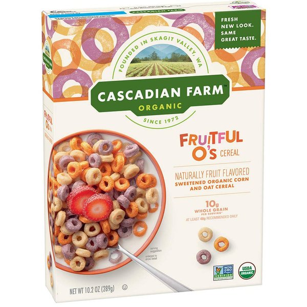 Cascadian Farm Organic Fruitful O's Cereal, 10.19 oz