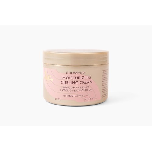 KeraCare CurlEssence Moisturizing Coconut Curling Cream With Jamaican Black Castor Oil & Coconut Oil For Curly Hair SIlicone, Sulfate, and Paraben Free - 11.25 oz