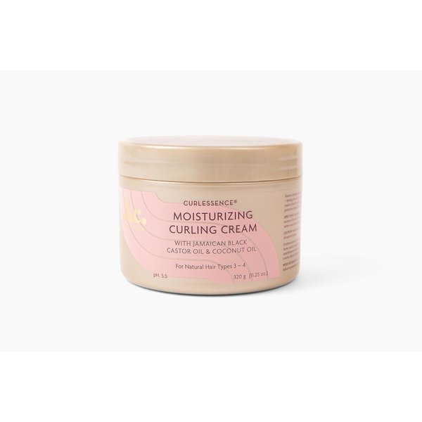 KeraCare CurlEssence Moisturizing Coconut Curling Cream With Jamaican Black Castor Oil & Coconut Oil For Curly Hair SIlicone, Sulfate, and Paraben Free - 11.25 oz
