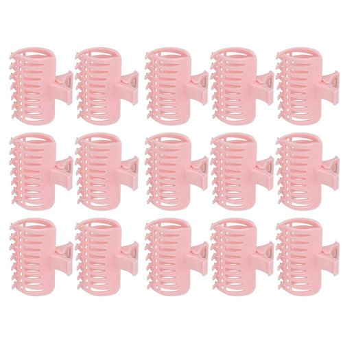 Sonew Hot Roller Clips, Hair Curler Clip Hair Roller Claw Clips Fixing Clamp Holding Section Claw Hairdressing Tool -15Pcs/Set ()