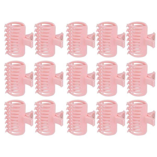 Sonew Hot Roller Clips, Hair Curler Clip Hair Roller Claw Clips Fixing Clamp Holding Section Claw Hairdressing Tool -15Pcs/Set ()