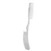 Stainless Steel Beard Comb, Folding Metal Pocket Comb Folding Pocket Moustache Shaping Comb for Men