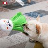 HugSmart | Hide and Seek Dog Toys (3-Pack Vegetables) | Interactive, Squeaky, Soft Plus, Crinkly Dog Toy for Small Medium Breeds (Yam, Bok Choy Radish)