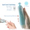 Royal Angels Baby Nail File 21 in 1, Safe Electric Baby Nail Buffer, Extra 13 Replacement Tools, Baby Nail Kit, Baby Nail Trimmer, Newborn Toddler Toes and Fingernails Clipper, Trim and Polish (Blue)