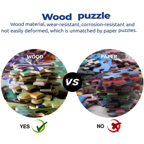 Puzzles for Adults 1000 Piece Puzzle 1000 Piece-Wooden Puzzles-Puzzle Hands-on Game-Family Decoration