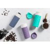 Ello Ogden 16oz Ceramic Travel Mug with Splash-Resistant Slider Lid and Protective Silicone Sleeve, Perfect for Coffee or Tea, BPA-Free, Dishwasher Safe, Teal