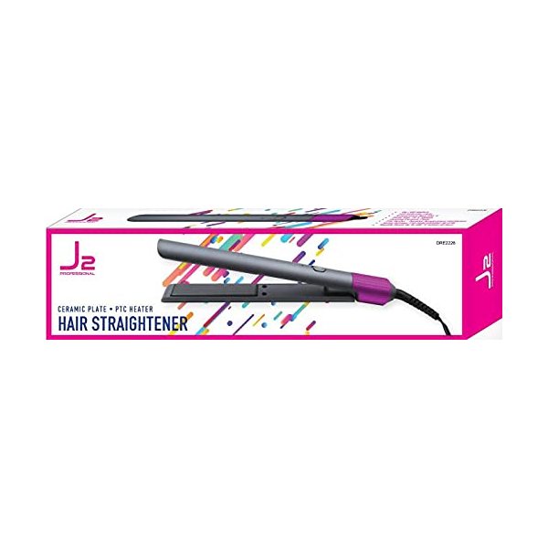 J2 Ceramic Plate Hair Straightener Flat Iron - Styling Tool