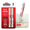 X-Protector Water Based Grout Marker - 2 PCS with 8 Tips, Cream