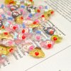 60PCS Kawaii Nail Art Charms 3D Cute Cat Resin Jelly Gummy Sweet Candy Slime Making Ornament Nail Decoration Accessories for DIY