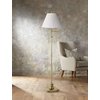 6 1/2" Top x 15" Bottom x 10 1/2" High x 11" Slant Lamp Shade Replacement Medium White Ivory Empire Mushroom Round Traditional Linen Pleated Spider Harp Finial - Springcrest