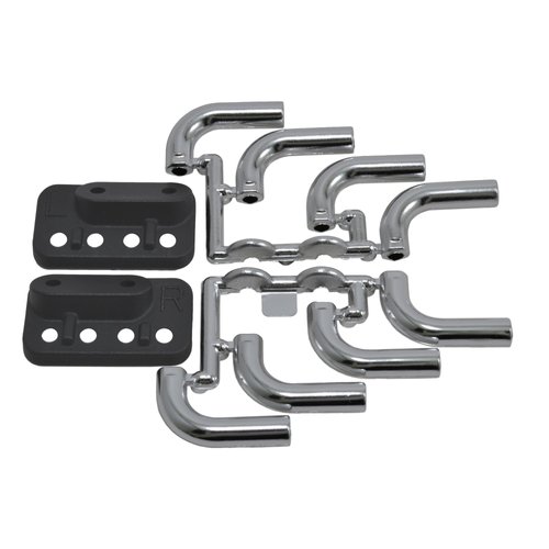 RPM Zoomies Mock Exhaust Headers Chrome RPM70853 Electric Car/Truck Option Parts