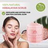 Pink Himalayan Salt Body Scrub (Pack of 2), Deep Cleansing & Moisturizing scrubber For Women, Exfoliating Scrub for Soft Skincare, Removes Dead Skin Cells, Natural Face, Foot, Hands Exfoliation