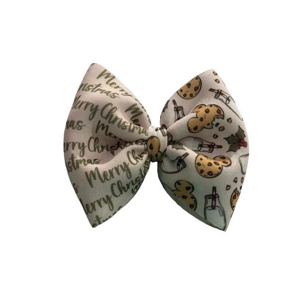Christmas Candy Cane Hair Bow, Christmas Bow, Winter Hair Bow, Christmas, Holiday, Neoprene