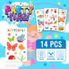 EMOME kids tattoos temporary, Fake Tattoos for Kids Party Favor, Boys and Girls Birthday Party Supplies Decorations Goodie Bag Stuffers (Butterfly)