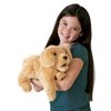 Folkmanis Golden Retriever Puppy Hand Puppet, Tan, 1 EA
