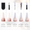 BURANO White Pearl Gel Nail Polish, Mermaid Glitter Gel Polish Drawing Gel Nail Polish, Shell Thread Nail Gel Shimmer UV LED Gel for Home DIY & Salon Professional Using LW3