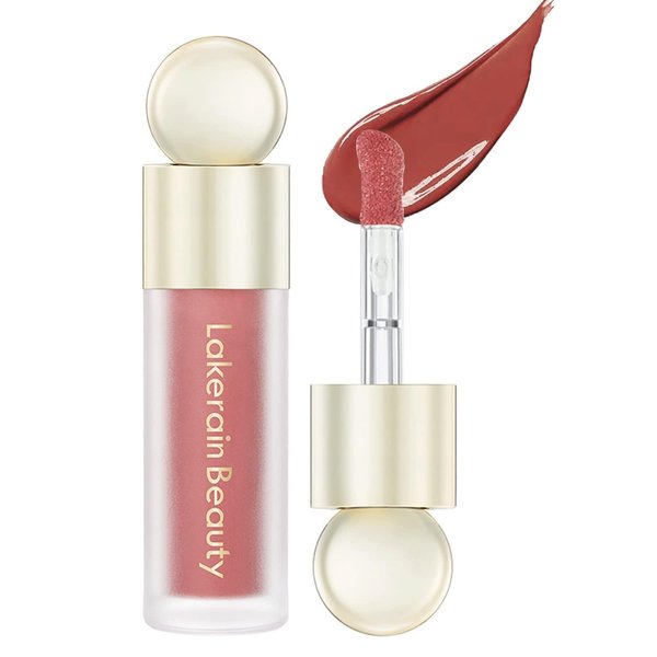 Liquid Blush Makeup, Soft Cream Liquid Blush Makeup Wand,Matte Creamy Blush for Cheeks,Cream Liquid Blush, Natural-looking, Smudge Proof, Long Lasting, Blendable Blush Stick Cosmetics (04#)