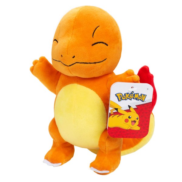 Pokémon 8" Charmander Plush - Officially Licensed - Quality & Soft Stuffed Animal Toy - Add to Your Collection! - Great Gift for Kids, Boys & Girls