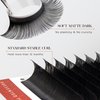 Eyelash Extension-VYRILA Cashmere Volume Lash Extensions D CC Curl 0.03-0.05mm thickness,Matte Black Soft Individual Lashes, Professional Lash Supplies for Eyelash Tech (D 0.05 8-16mm)