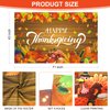 Happy Thanksgiving Party Decorations Indoor, Thanksgiving Backdrop Banner with Balloons Garland Arch Kit for Thanksgiving Fall Autumn Party Supplies