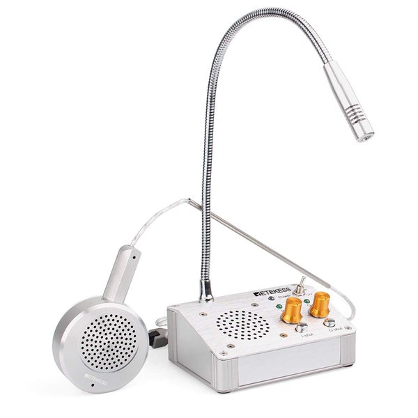 Retekess TW104 Two Way Intercom, Full Duplex Intercom System with Clear Sound, Intercom System for Dining Car, Indoor, Hospital