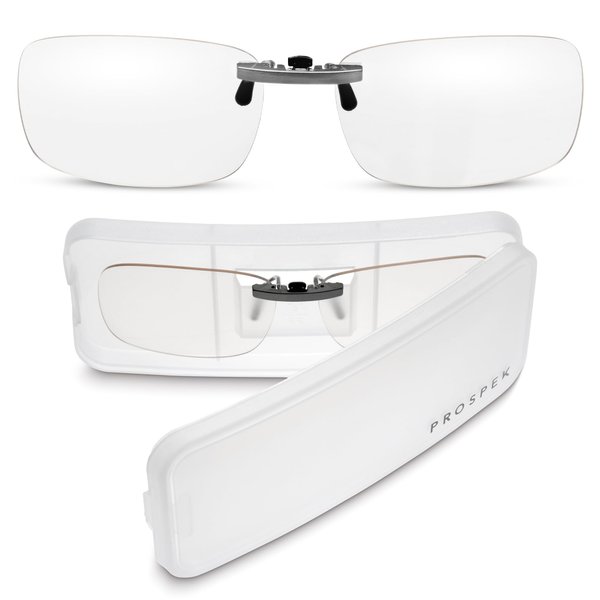Blue Light Clip On Glasses I Computer Gaming Clip On Glasses I Digital Eyestrain Fatigue I Dry Eyes Relief Eye Protection Sleep Better I Anti Glare