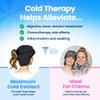 Icekap Cold Cap for Migraine Relief & Chemo, Longer Lasting Cold Swappable Gel Packs, Adjustable Compression, Class 1 Medical Device for Scalp, Concussion Relief, Chemo. Fitted Sizes, Machine Washable