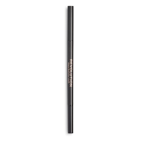 Makeup Revolution Precise Brow Pencil, Eyebrow Definer Pencil, Draw Brow Hairs, Ultra Fine Tip For Precision, Vegan & Cruelty Free, Dark Brown, 0.05g